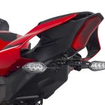 Closeup of TST Industries 2015 YZF-R1 Fender Eliminator, Closeout, and Pod Signal Mount