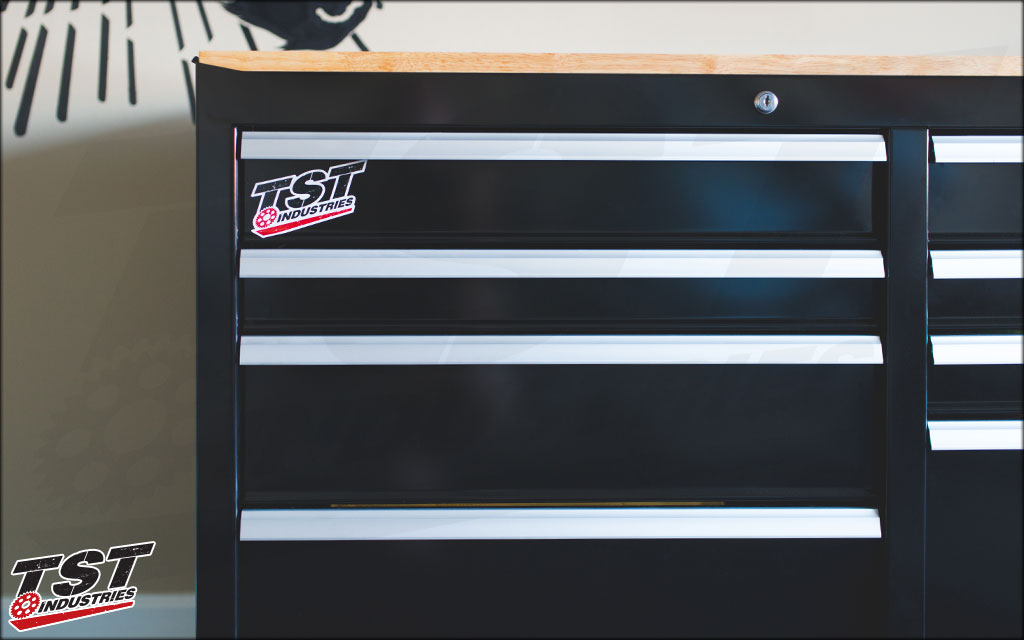 The TST Industries Sticker Pack is perfect for any garage.