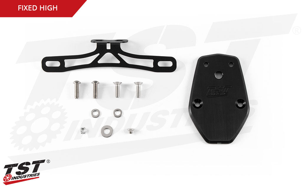 TST Elite-1 Fender Eliminator for Kawasaki ZX-10R 2016+ - Fixed High system shown.