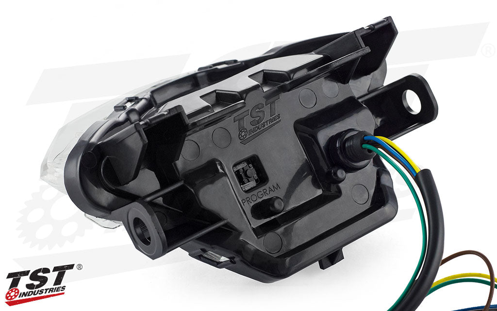 Easy access program button allows you to cycle through all of the 9 programmable states.
