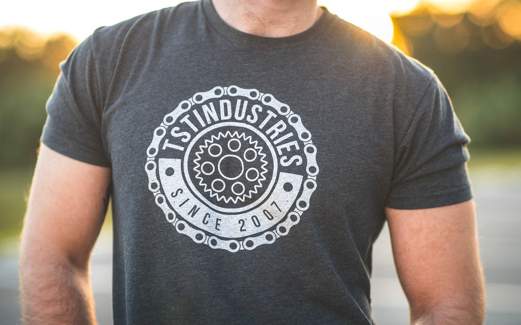 TST Emblem T-Shirt in Charcoal.