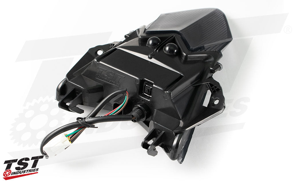 Plug & play wiring means that you don't have to do any cutting, soldering, or splicing.