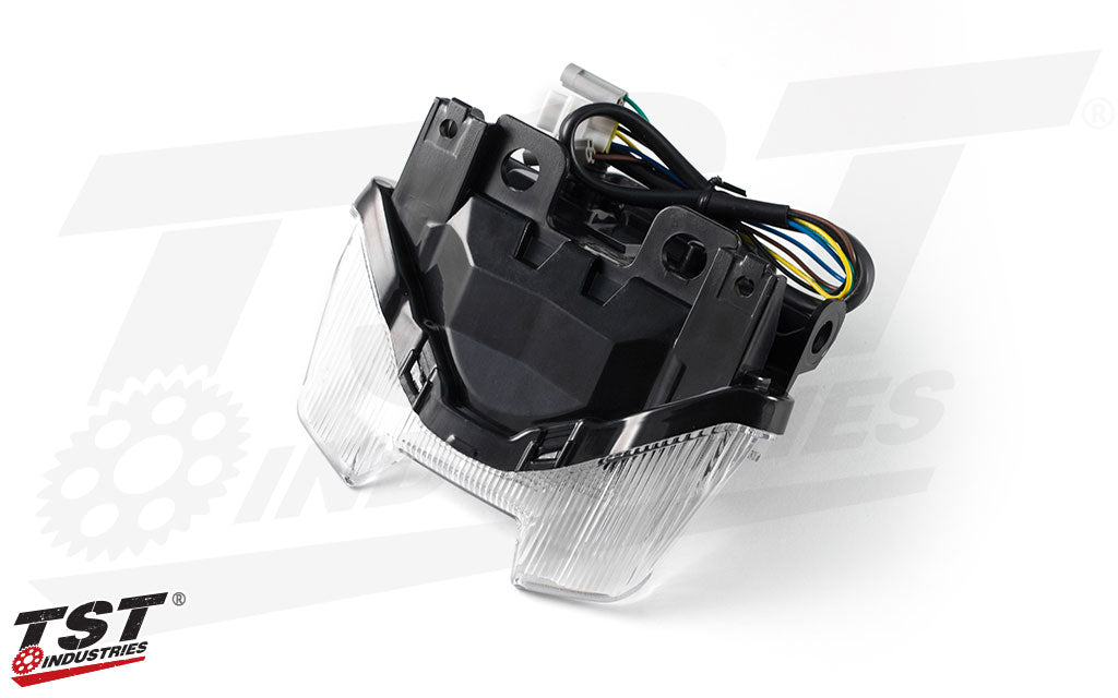 Plug and play wiring makes installation a quick and painless process on your 2021-2024 Yamaha MT-07.