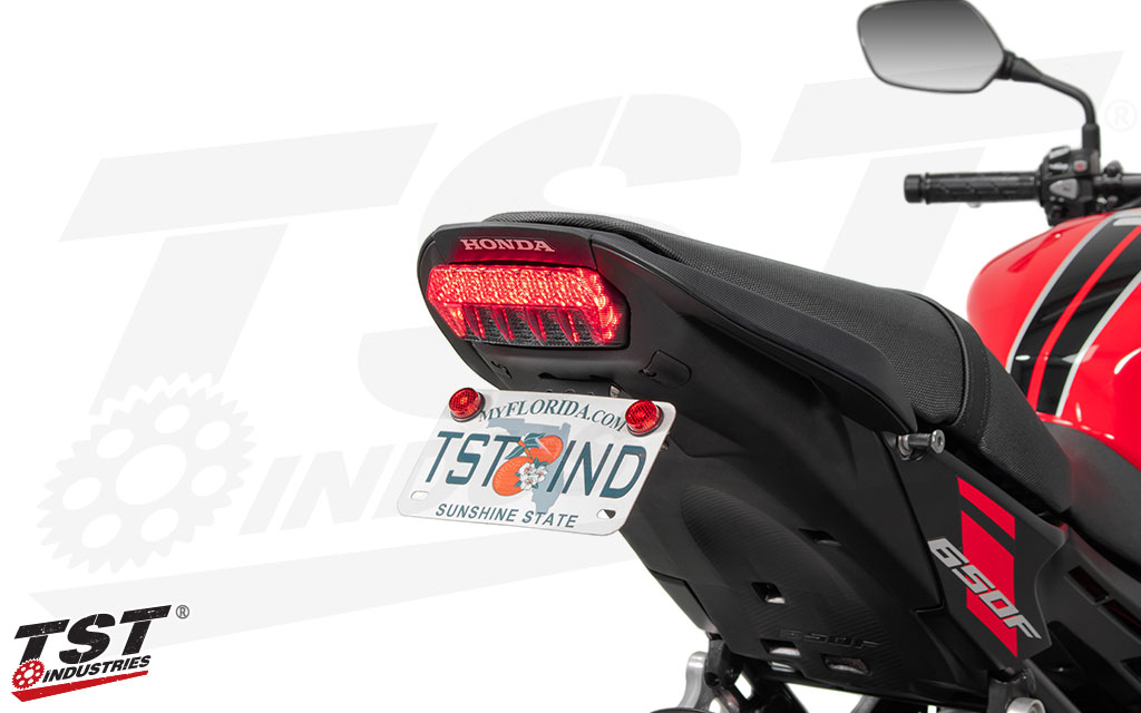 TST Industries Fender Eliminator for Honda CB650F / CBR650F. (TST Integrated Tail Light sold separately)
