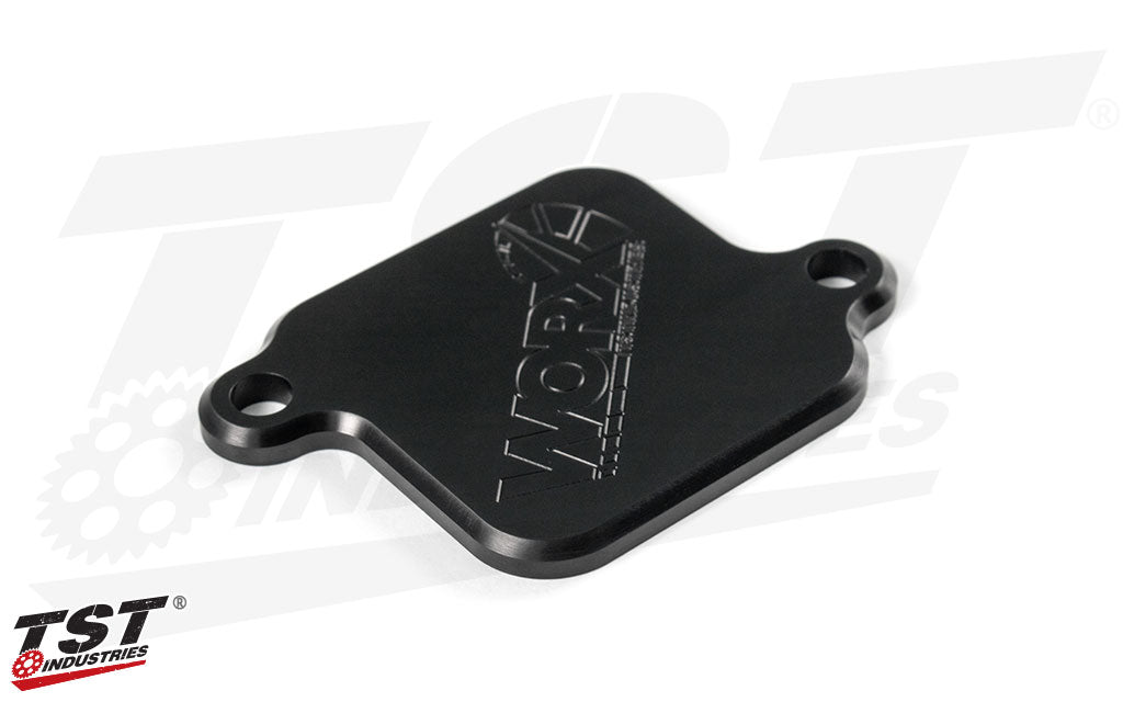 CNC machined from high-grade aluminum with a black anodized finish.