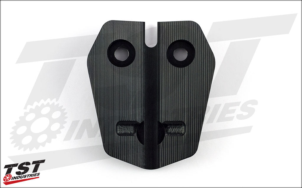 Smaller profile design than other options via extensive use of surface machining