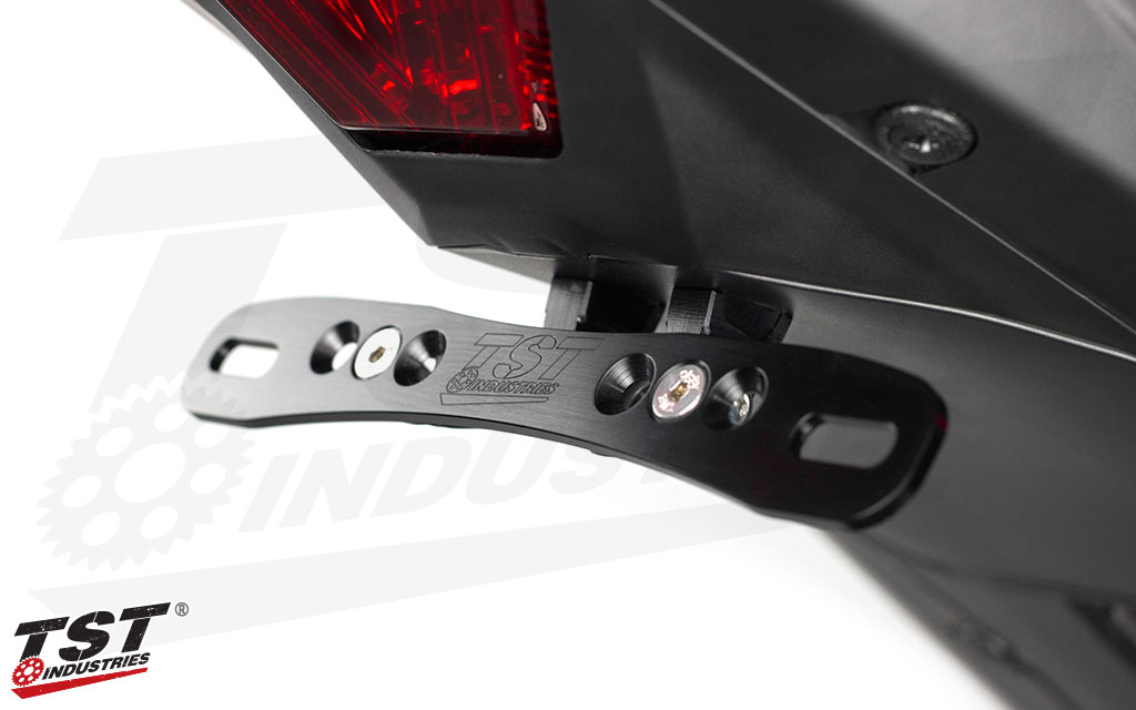 Upgrade adjustable kit shown. CNC machined aluminum components.