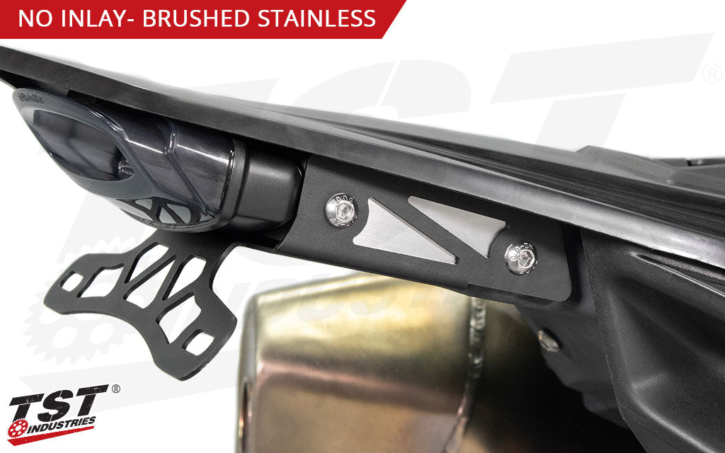 Or skip the vinyl and expose the raw brushed stainless steel.