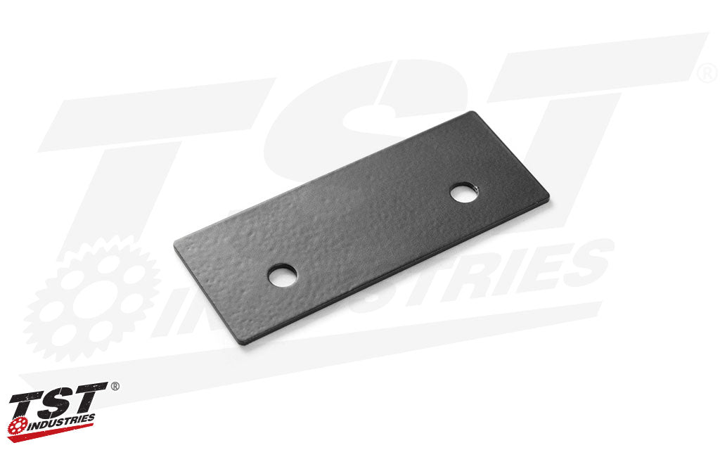Included undertail closeout blocks off the gap left behind from OEM component removal.