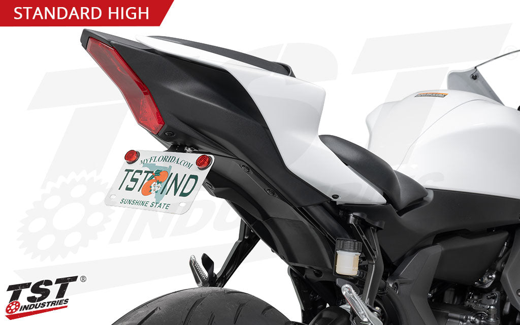 Ditch the extra bulk that comes with the stock fender for a lightweight and sleek solution.