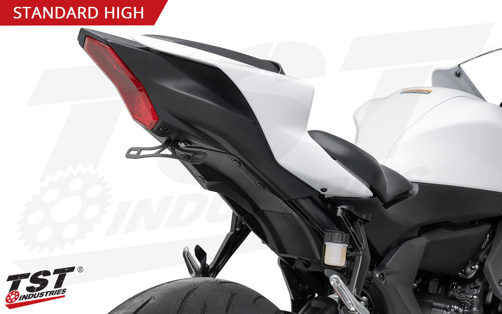 Exclusive color and texture matched undertail closeout provides a clean and finished look to the undertail.