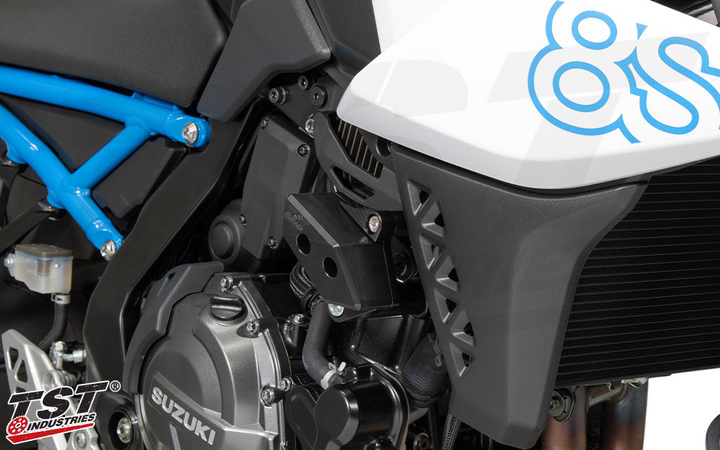Dual point mounting system provides exceptional protection.