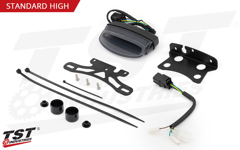 What's Included - Standard Fender Eliminator and Smoked Tail Light Options Shown.