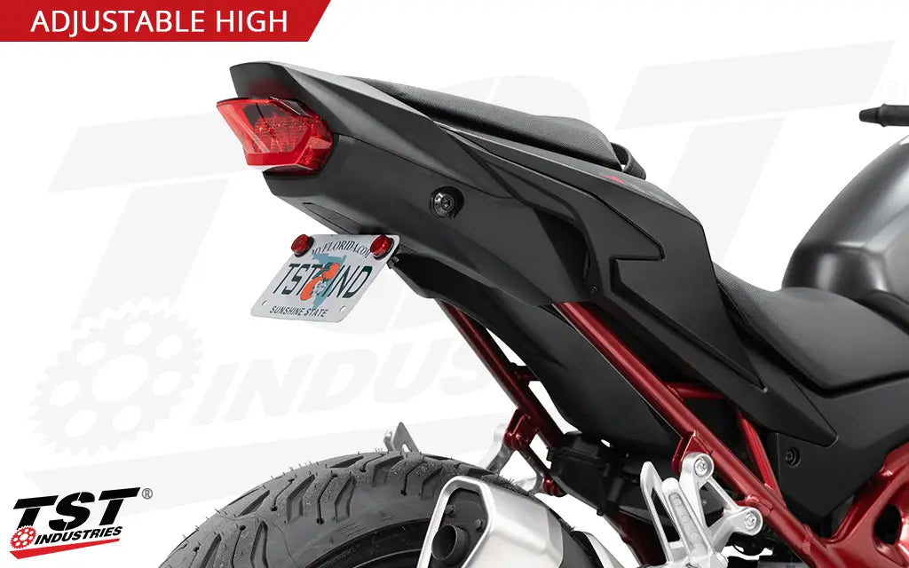 2025+ Honda CB750 Adjustable Elite-1 Fender Eliminator from TST Industries.