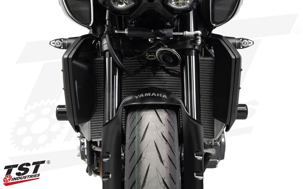 Features large delrin sliders.