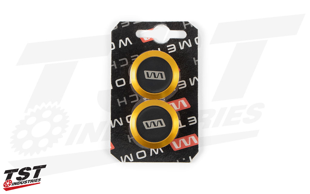 Gold Womet-Tech Slider Caps