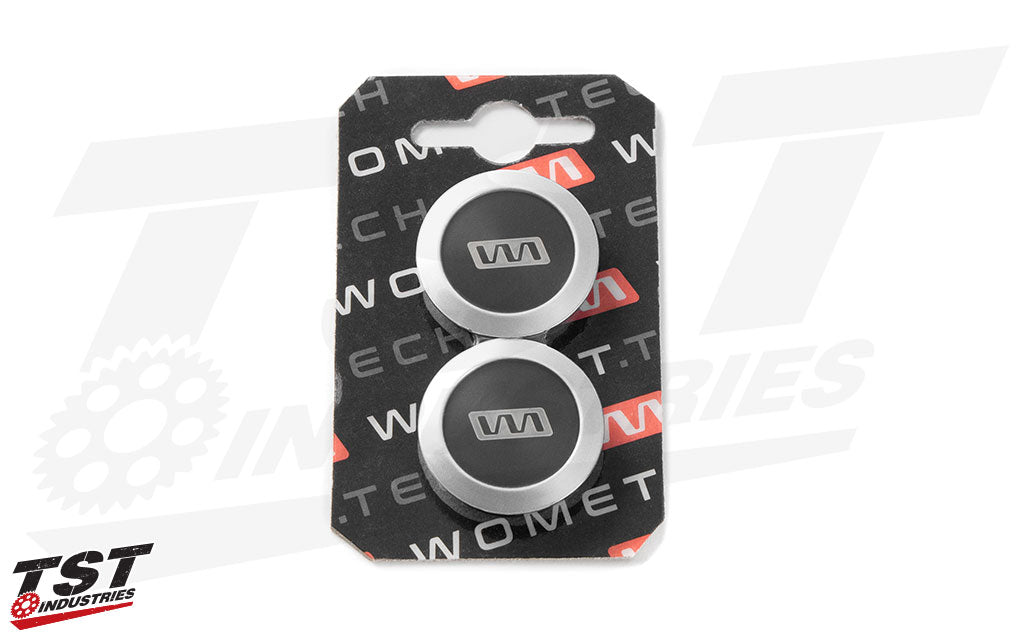 Silver Womet-Tech Slider Caps