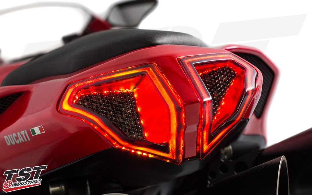 High-intensity LEDs provide an extremely bright light output.