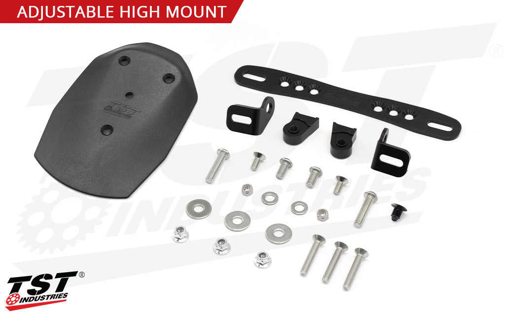 What's included in the TST Industries Elite-1 Adjustable Fender Eliminator for the CFMOTO 450SS.