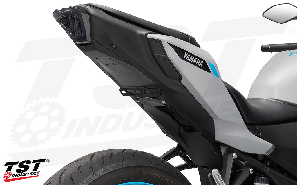 Gain a streamlined tail section with the TST Elite-1 Low Mount Fender Eliminator.