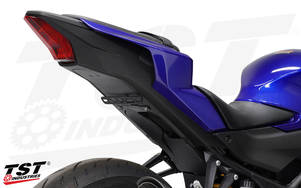 Reve the oversized factory fender for a sleek and race-inspired tail tidy.