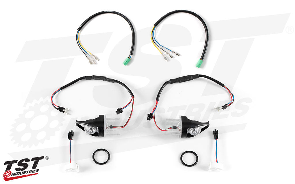 TST MECH-GTR Front LED Turn Signals for Honda CB650R 2019-2023