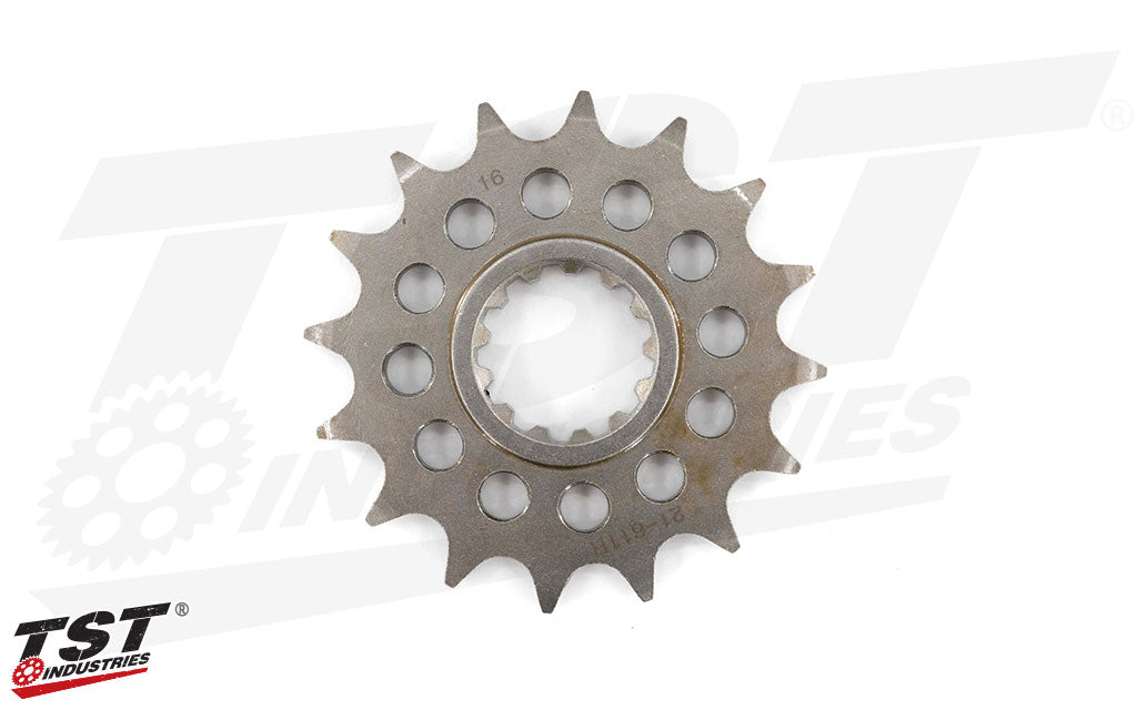 Upgrade your Yamaha with a lightweight 520 pitch front sprocket.