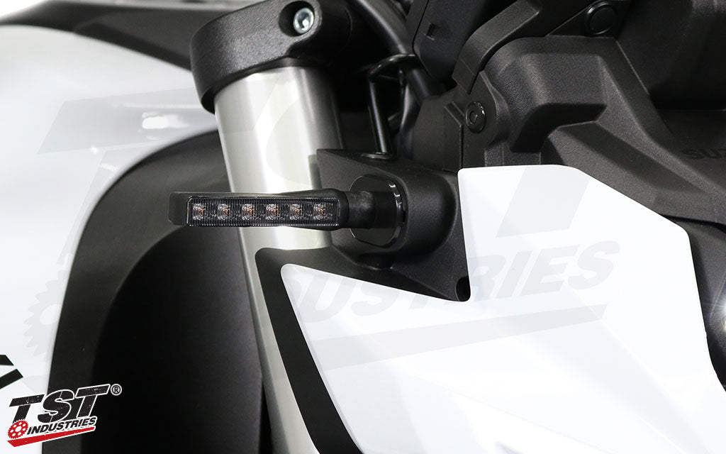 The slim design blends in for a stealthy and secure fitment.