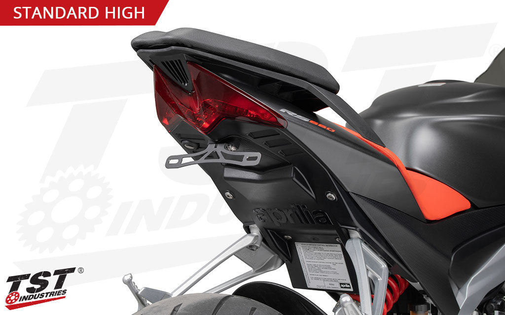 Includes a fixed position license plate bracket for lightweight and budget friendly solution.