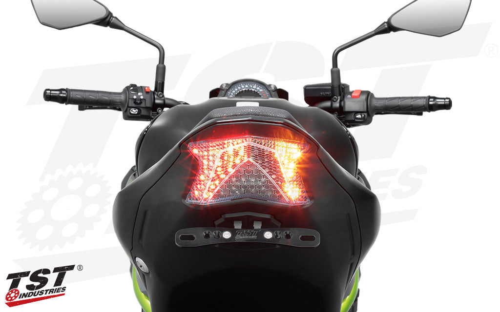 Select between 9 programmable and sequential light modes to find the right one for your 2017-2024 Kawasaki Z900.