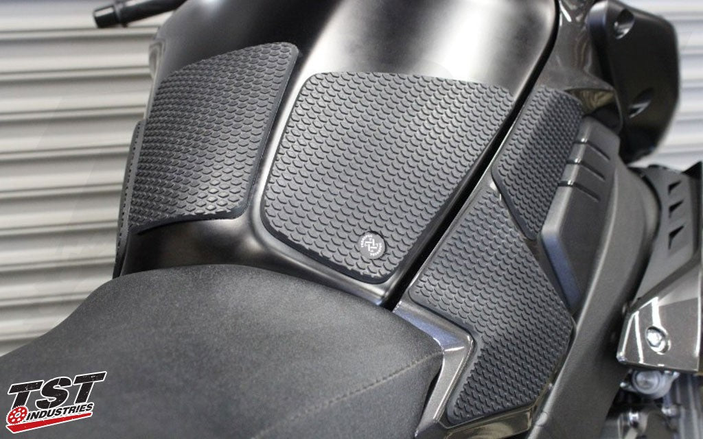 TechSpec Snake Skin 7 Piece Kit shown on the 2016-2021 Yamaha FZ-10 / MT-10