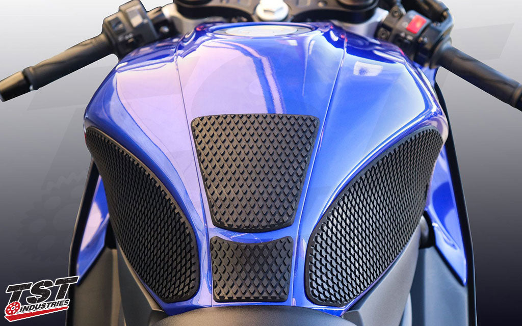 Includes unique two part center tank protector for a precise fitment and increased paint protection.
