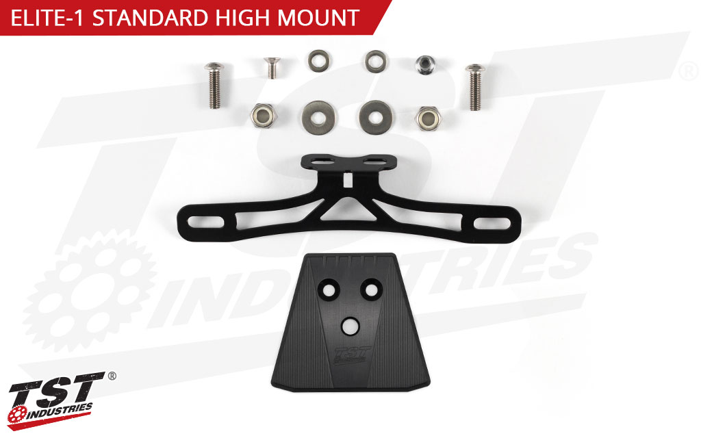 TST Fender Eliminator for Kawasaki Ninja 500 / Z500 2024+ - Elite-1 Standard High Mount Kit.