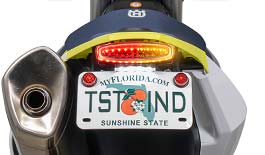 TST Fender Eliminator Integrated Tail Light | Husqvarana 701