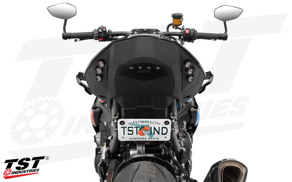 Ditch the factory fender for a race-inspired design with the TST Industries Low Mount Fender Eliminator