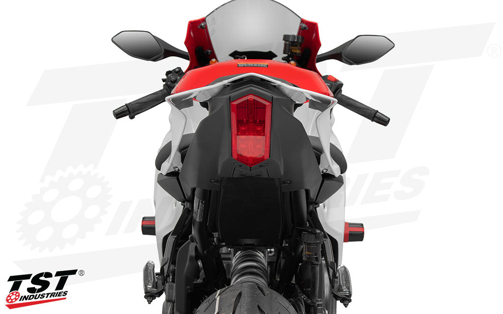 Toss the stock fender and fill the gap left behind on your R7 with the TST Industries Undertail Closeout.
