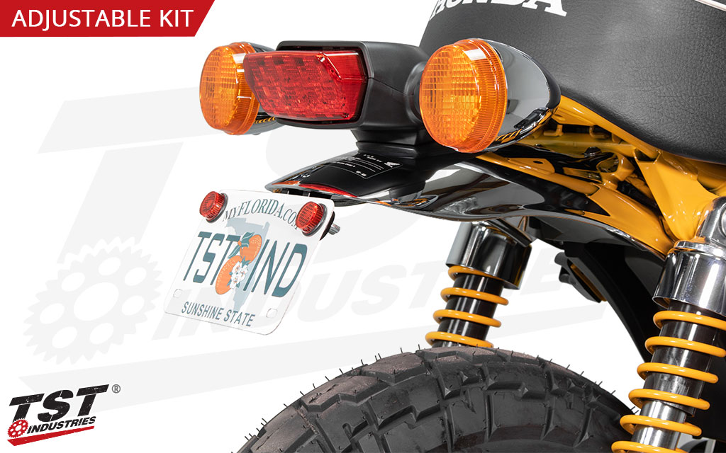 Upgrade your Honda Monkey with the TST Adjustable Elite-1 Fender Eliminator.
