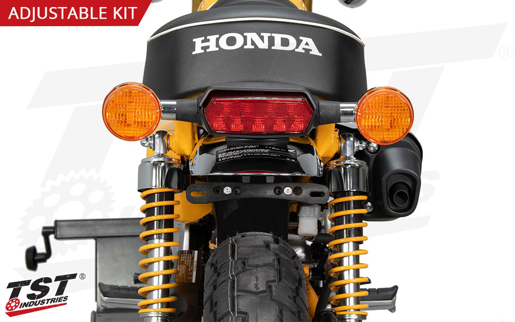 Get rid of the large stock fender for an adjustable TST Elite-1 Fender Eliminator.