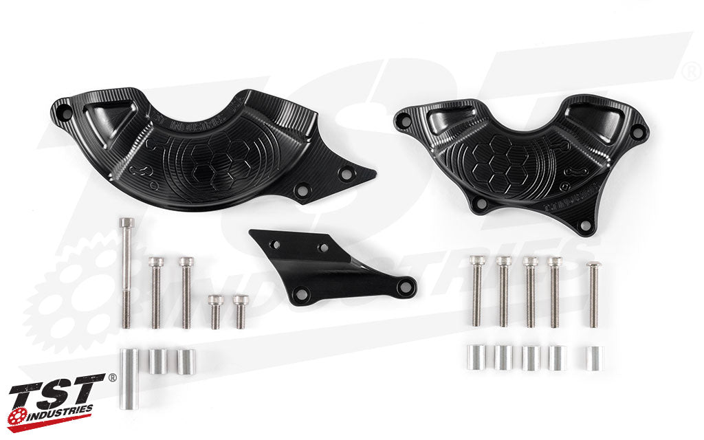 TST Engine Case Cover Protectors for Yamaha R3 2019+