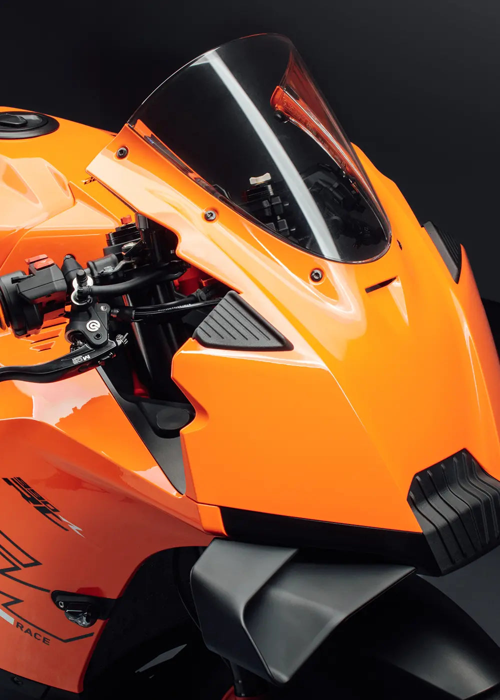 KTM 990 RC R 2026 with TST Industries parts.