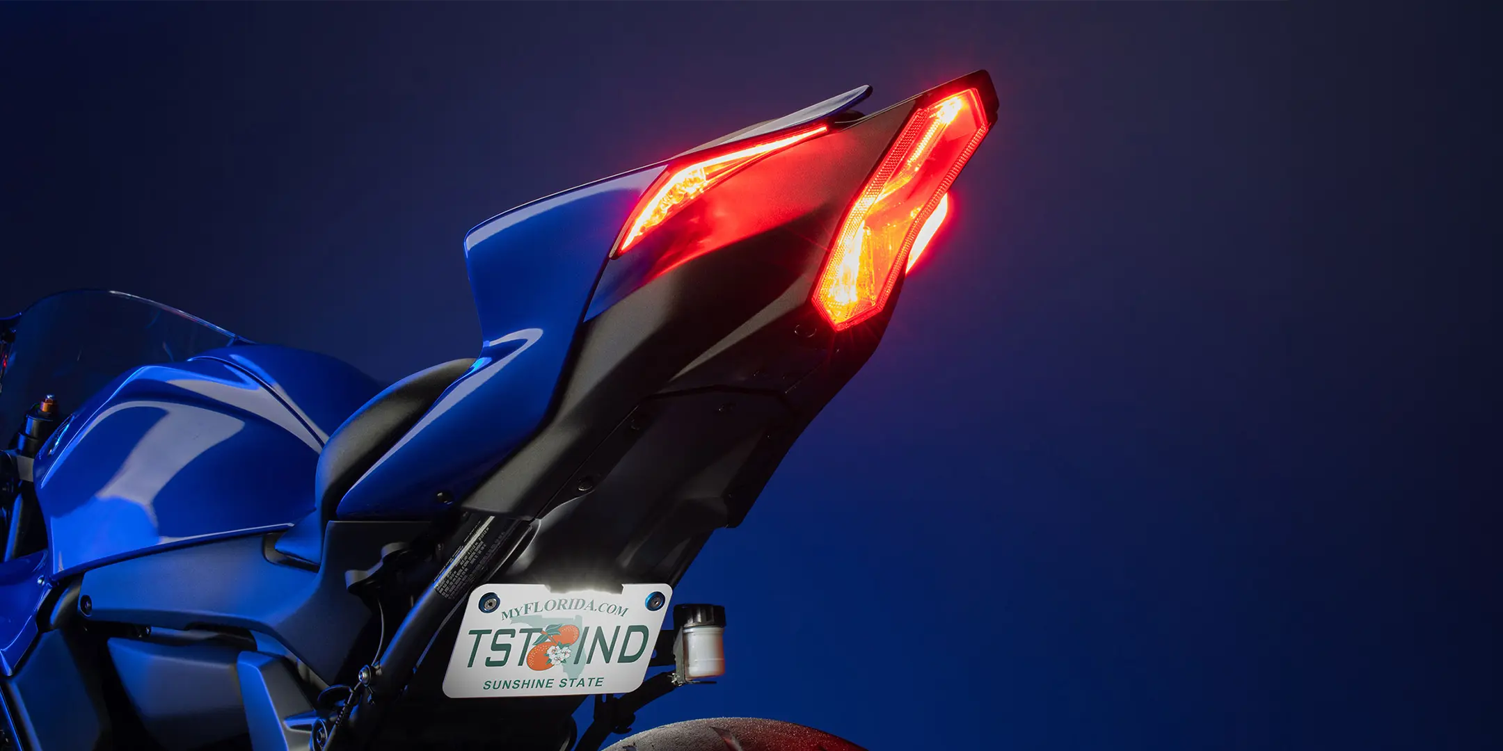 2022-2025 Yamaha YZF-R7 In Tail LED Integrated Tail Lights from TST Industries.