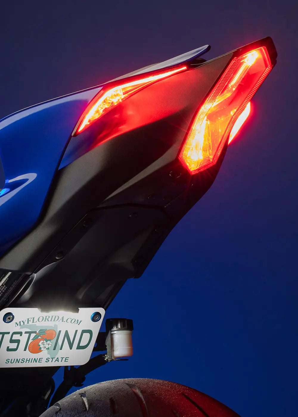 2022-2025 Yamaha YZF-R7 In Tail LED Integrated Tail Lights from TST Industries.