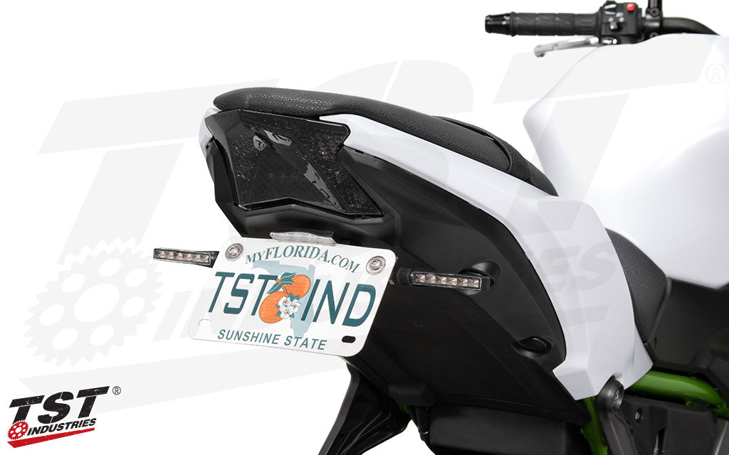 Combine the Integrated Tail Light with turn signals for added visibility - BL6 Pod Turn Signals sold separately.