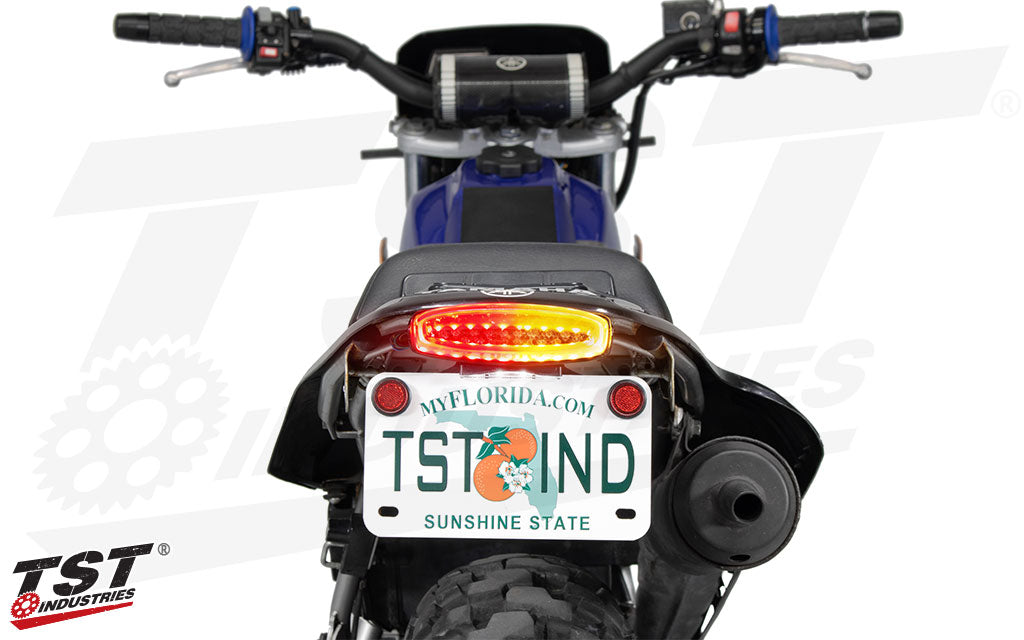 TST LED Integrated Tail Light & Fender Eliminator System for Yamaha TW200 1987+