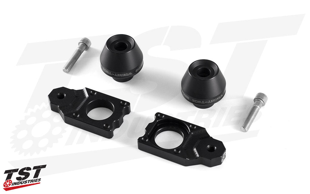 Womet-Tech Axle Block Protectors for Yamaha YZF-R6 2017-2020 / MT-09 2021+ / XSR900 2022+
