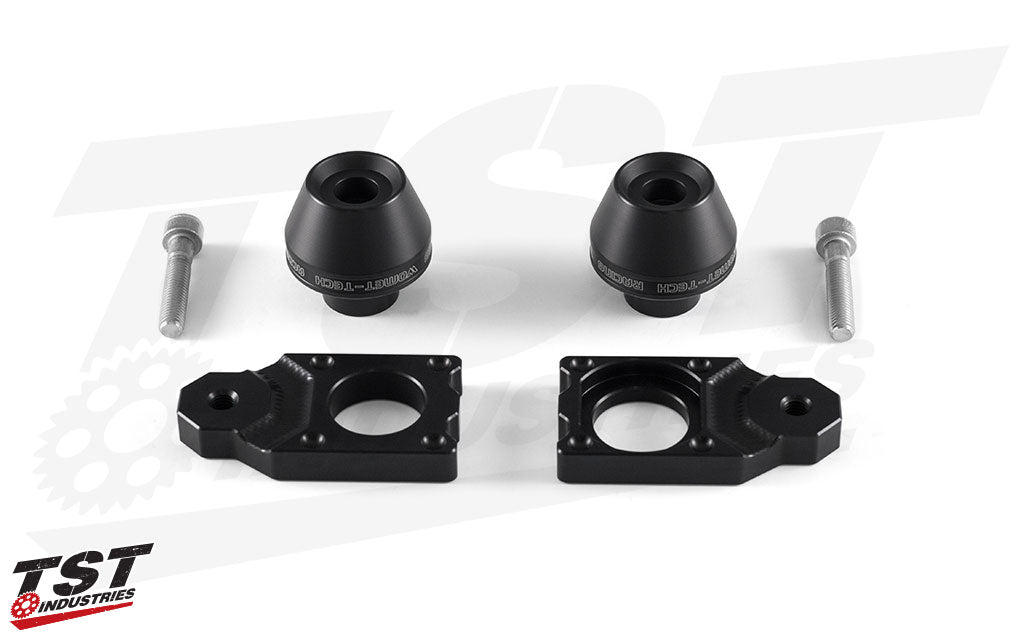 Crafted from anodized CNC machined aluminum.