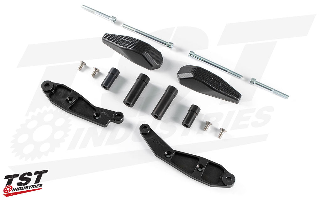What's included in the Evos Edition Frame Slider Kit from Womet-Tech.