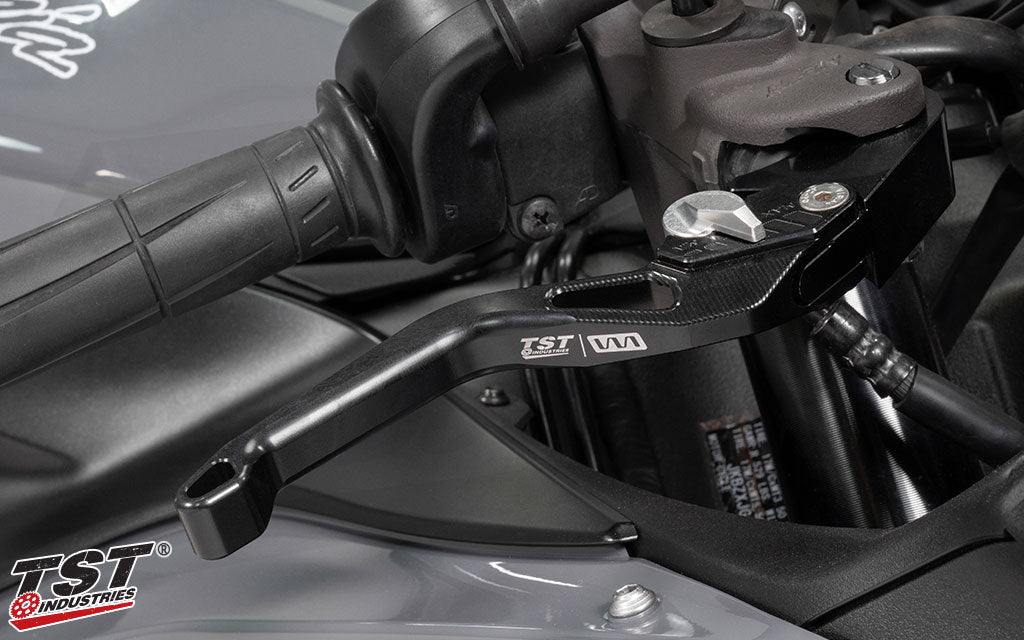 Laser etched TST and Womet-Tech iconography provides a subtle but stylish distinction on your levers.