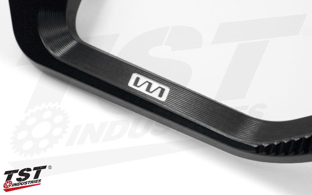 CNC machined from aircraft-grade aluminum.