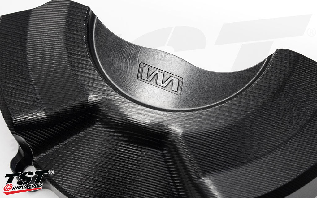 CNC machined from high grade aluminum with a durable black anodized finish.